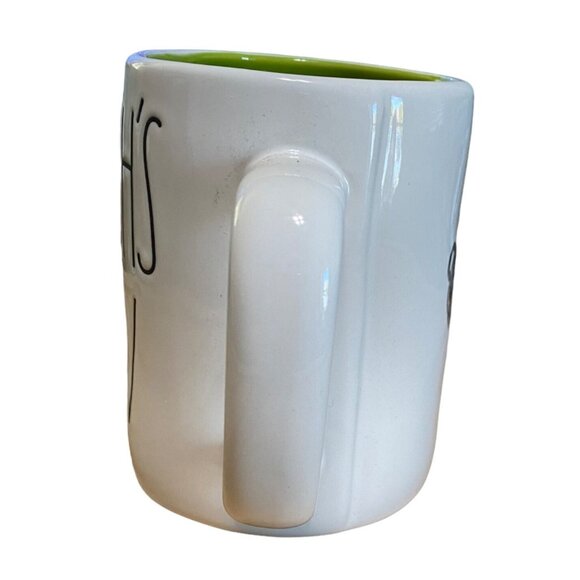 Rae Dunn Witchs Brew Ceramic Mug With Green Interior & Cauldron Design - Picture 2 of 6